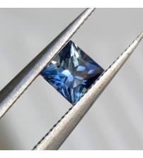 0.26Ct Натуральный полихромный Цейлонский сапфир 3.25мм квадрат (принцесса)