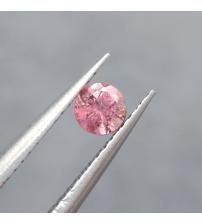 0.29CT Натуральный нежно-розовый турмалин 4мм (круг) 