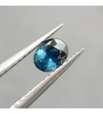 0.41Ct Натуральный полихромный Цейлонский сапфир 4.95*3.85мм овал 