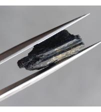 2.1CT Необработанный черный Турмалин шерл 14*5мм (без огранки) 