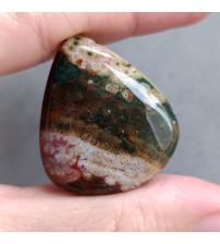 47Ct Натуральная океаническая Яшма ( Мадагаскар) 33.5*28мм