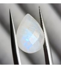 4.9Ct Натуральний місячний камінь (Адуляр) 13.8*10мм груша з чеканкою 