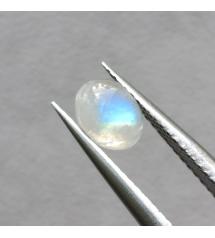 0.76Ct Натуральний місячний камінь (Адуляр) 6.7*5.2мм овал кабошон