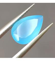 2.95Ct Натуральный голубой халцедон 12.2*8.3мм груша 