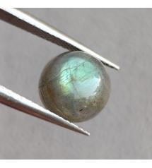3.85Ct Натуральный лабрадорит 10мм круг кабошон
