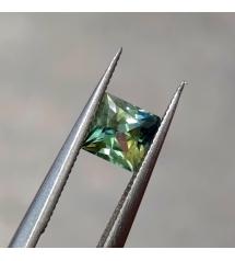 0.41Ct Натуральный полихромный Party сапфир 3.95мм квадрат (принцесса)