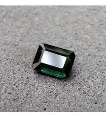 0.67Ct Натуральный зелено-синий сапфир 5.5*4.15мм октагон