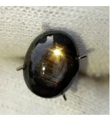 5.78Ct Натуральный звездчатый сапфир 10.5*8.3мм кабошон
