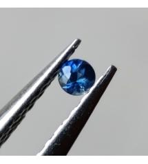 0.042Ct Яркий Васильково-синий кашмирский сапфир 2мм круг 