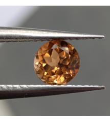1.13Ct Натуральный Империал Топаз 6мм круг 