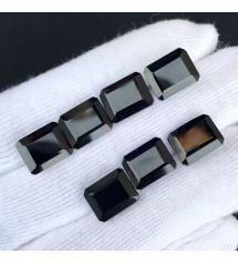4Ct Натуральний чорний онікс 11*9мм октагон (ціна за 1шт)