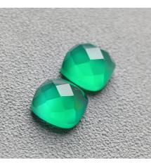 4.4Ct Пара Натуральных зеленых ониксов 8мм 