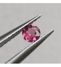 0.14CT Натуральный розовый турмалин рубеллит 3.3мм (круг)