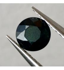0.68Ct Натуральный тёмно-зеленый с синим сапфир 5мм круг