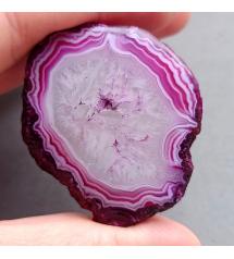 98Ct Жеода рожево-фіолетового Агата 46*40мм (Ботсвана)