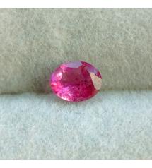 0.28Ct Натуральный Розовый Турмалин 4.9*3.9мм (овал)