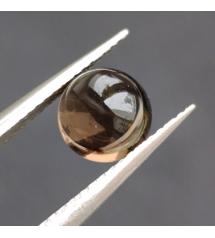 1.7Ct Натуральный раухтопаз 7.2мм круг кабошон 