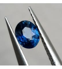 0.34Ct Натуральний поліхромний Royal Blue сапфір 4.7*3.8мм овал 