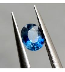 0.43Ct Натуральний поліхромний Royal Blue сапфір 5*4мм овал 