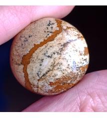 45Ct Натуральна Яшма пейзажна 26.5мм