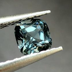 0.35Ct Грозова ШПІНЕЛЬ Metallic Greenish-Grey кушон 4.06мм Відео