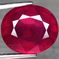 8.56Ct Великий Натуральный рубін 12.6*10.8мм (овал) АА+ Сертифікат
