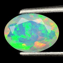 0.86CT ВОЛШЕБНЫЙ ОПАЛ ЭФИОПИЯ (ОВАЛЬНАЯ ОГРАНКА)