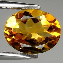 1.15CT НАТУРАЛЬНЫЙ ЦИТРИН ОВАЛ 8*6ММ