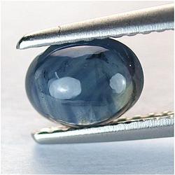 1,27CT НАТУРАЛЬНЫЙ СИНИЙ САПФИР (КАБОШОН)