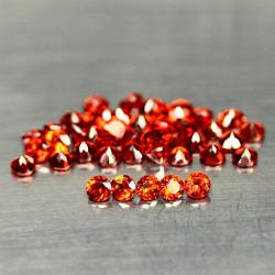 0.08Ct НАТУРАЛЬНЫЙ ГРАНАТ (цена за 1шт) 2.5-2.7мм круг