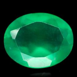 2.18Ct Натуральный зеленый агат овал 10*8мм