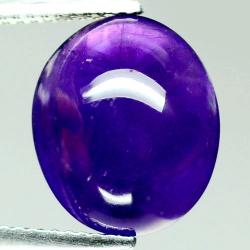 6.95Ct Натуральный Аметист кабошон 11*13мм