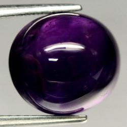 7.66Ct Натуральный Аметист кабошон 11*12мм