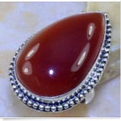 Серебряное кольцо с сердоликом "Арина"