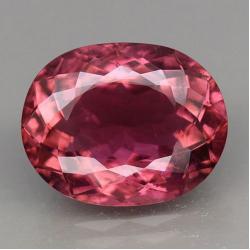 0.7Ct Натуральный розовый Турмалин - Рубеллит 6.2*5.2мм (овал)