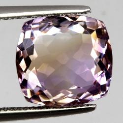 10.05Ct Натуральный Аметрин 12*11.5мм Cushion (подушка)