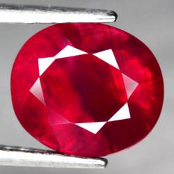 5.92Ct Великий Натуральный рубін 10*8.7мм (овал)