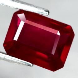 2.24Ct Натуральный рубин 7.9*6мм (октагон) Сертификат