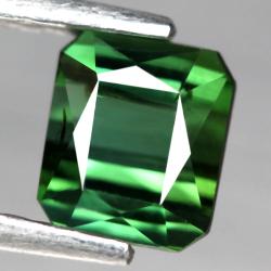 1.04CT Натуральный турмалин зеленый (верделит) 5.6*4.9мм (октагон) 