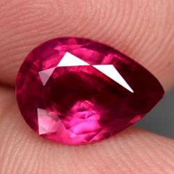 5.16Ct Натуральный рубін 12.7*9.2мм (груша) Сертифікат