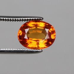 0.34Ct натуральний Падпараджа сапфір 5*4мм (овал) Відео