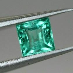 1.2Ct Редкий изумруд Премиум класса 5.7мм квадрат (Класса АА++) 