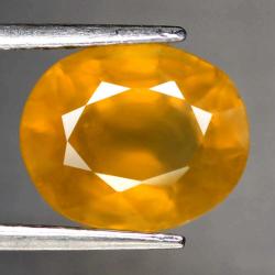 4.54Ct натуральний Жовто-оранжевий сапфір 10*8.2мм (овал)