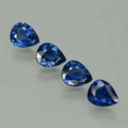 0.28Ct Натуральний синій сапфір груша 4.4*3.6мм (ціна за 1 шт)