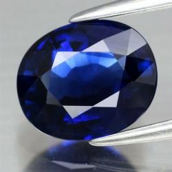 0.5Ct Натуральный синий Intense Royal blue сапфир класса АА+ 5*4мм овал 