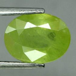 1.78Ct Натуральный Сфен (Титанит) 8.6*6.6мм (овал)