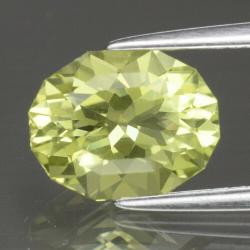 1.78Ct Натуральный лимонный кварц 9*7мм фантазийная огранка ВИДЕО