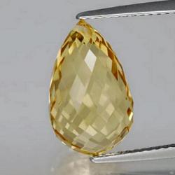 1.45Ct Натуральний цитрин 9*6мм бріолет