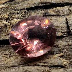 0.65Ct Натуральний рожевий Турмалін - Рубелліт 6.1*5.1мм (овал) Відео