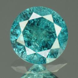 0.16Ct Натуральний блакитний діамант 3.5мм з Сертифікатом IGR (Vivid Royal Blue) 